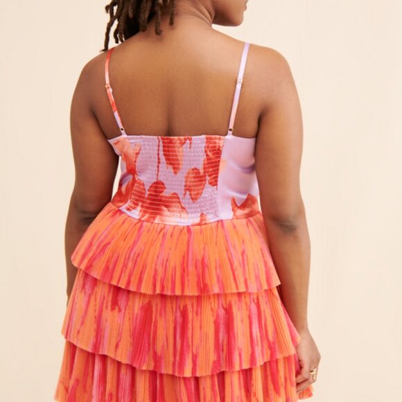 Hutch x Anthropologie Sleeveless Tulle Bow‎ Mini Dress Size 14 - Picture 3 of 16
